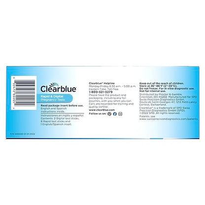 Clearblue Pregnancy Test Combo Pack, 10ct - Digital with Smart Countdown & Rapid ClearblueUS supplements