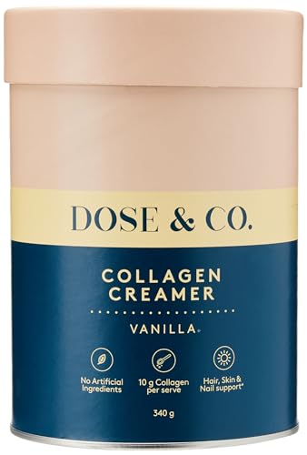 Dose & Co Collagen Creamer in Vanilla Flavour - 340g Powder Supplement DOSE & COUS supplements