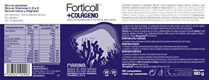 Forticoll Collagen Bioactive Marine 180 Tablets ForticollUS supplements