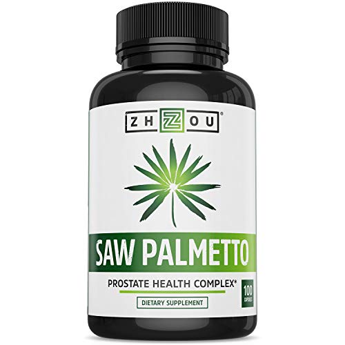 Zhou Nutrition Saw Palmetto Extract 500 mg, Prostate Health, Urinary Tract Support, DHT Zhou NutritionUS supplements
