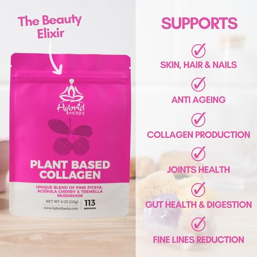 HYBRID HERBS – Plant Based Collagen Powder - Anti Aging Supplement for Skin, Wrinkles Hybrid HerbsAu supplements