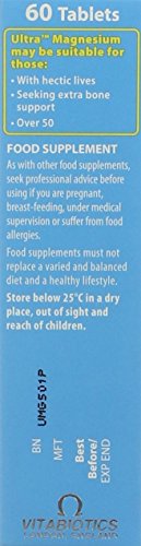 Vitabiotics Ultra Magnesium Tablets, Pack of 60 Vitabiotics UltraUS supplements