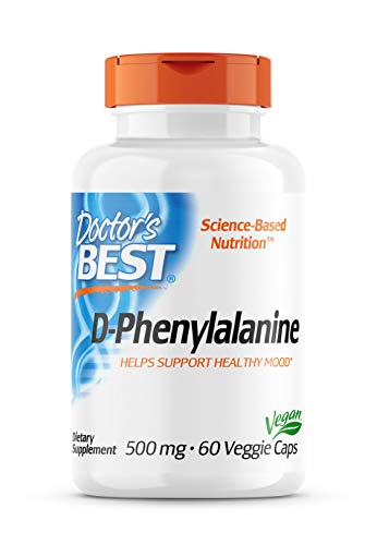 Doctor's Best D-Phenylalanine, Supports Mood, Nervous System, Non-GMO, Vegan, Gluten Doctor's BESTAu supplements