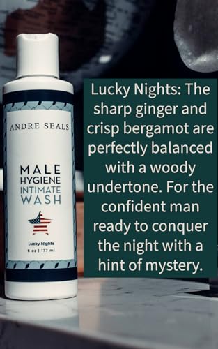 Andre Seals Intimate Wash for Men, Lucky Nights Scent – Refreshing Genital Care & Odor Control Andre SealsAu supplements