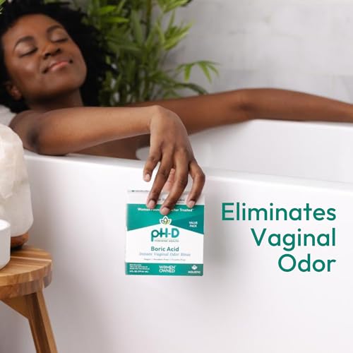 pH-D Feminine Health - Instant Odor Rinse with Boric Acid for Vaginal Odor - Vegan, Paraben-Free pH-D Feminine Health SupportAu supplements