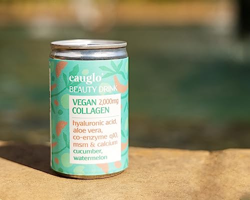 Eauglo- Cucumber & Watermelon Vegan Collagen Beauty Drink, Anti-Ageing & Radiant Skin EauGloAu supplements