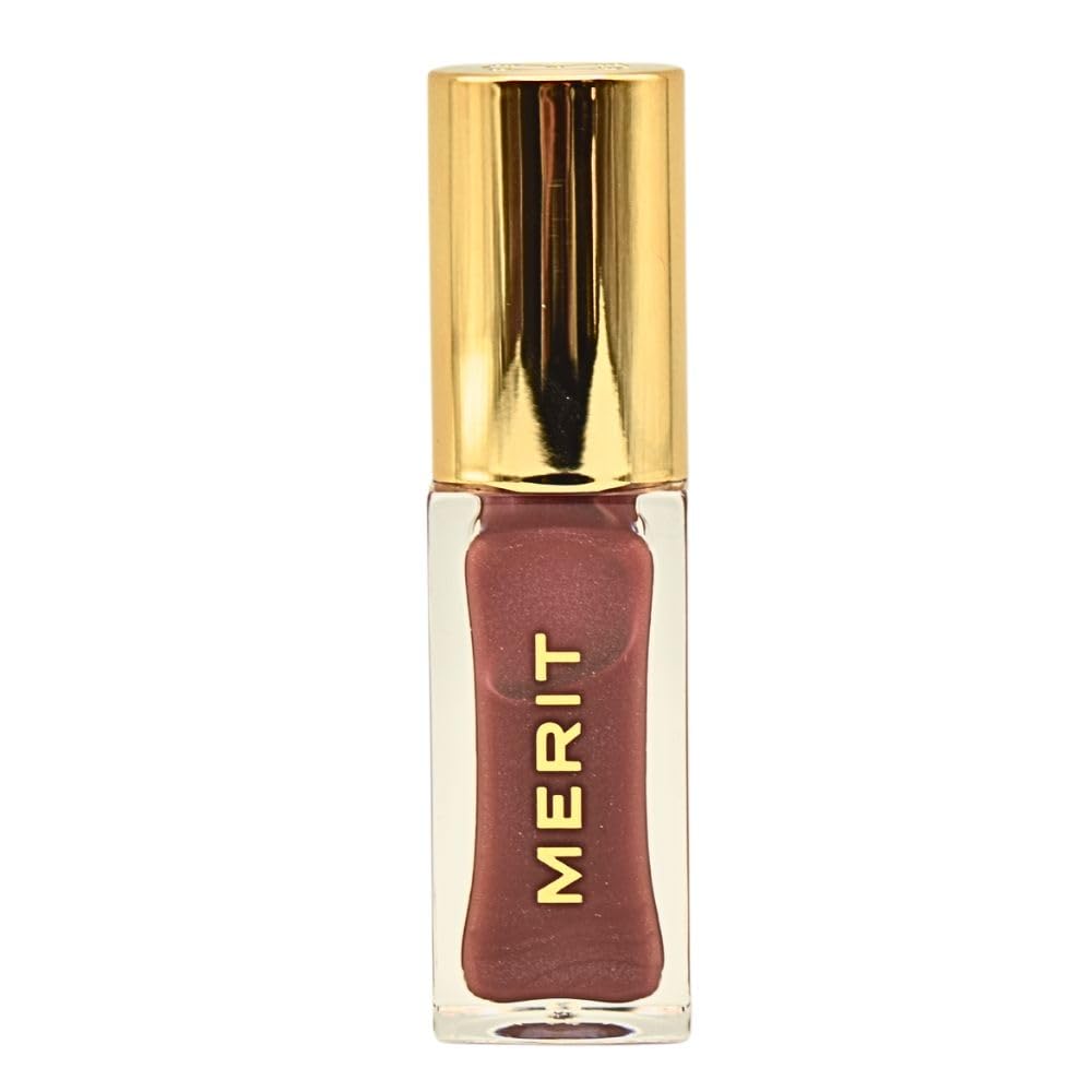 Merit Shade Slick Hydrating Tinted Lip Oil – Twin Set Mauve | Vegan Lip Gloss with Rosehip, Shea & Jojoba Oils for Moisturizing High-Shine Color MeritAu supplements