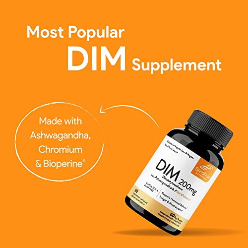 Sandhu's DIM Supplement 200 mg -60 Capsules - Diindolymethane with Ashwagandha Sandhu'sUS supplements