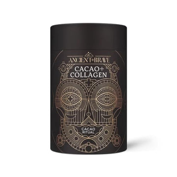 Ancient + Brave - Cacao + Collagen Powder 250g - Peruvian Raw Cacao Hot Chocolate with Grass-Fed Hydrolysed Bovine Collagen Ancient + BraveAu supplements