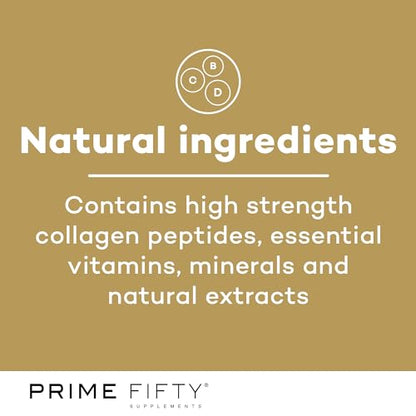 Prime Fifty Liquid Collagen 5,000mg, 14 x 15ml Sachets – Passion Fruit Flavour FutureYou CambridgeUS supplements