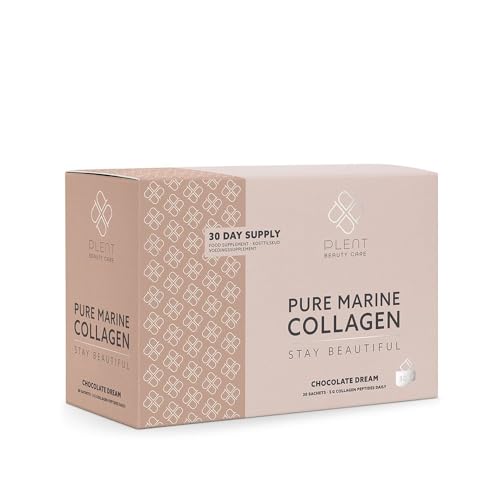 Plent Pure Marine Collagen Chocolate Dream - Stay Beautiful - 5G Collagen Peptides Daily PlentAu supplements