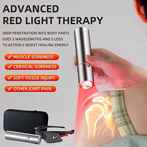 Infrared Light Therapy Wand for Powerful Infrared Light Therapy Red Light，grey-sdt-11 ApuroexRedAu supplements