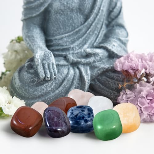 WVIOUOPU Healing Crystals and Chakra Stones Set - 13 Pcs Real Raw Healing Chakra Stones WVIOUOPUAu supplements