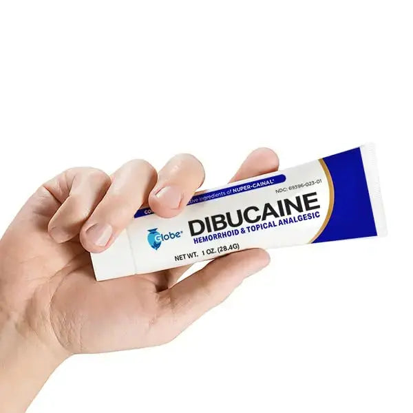 (3 Pack) Globe Dibucaine 1% Hemorrhoid Treatment Ointment - 1 Oz Rapid Numbing Relief, Hemorrhoid Treatment from Itch and Burn GlobeAu supplements