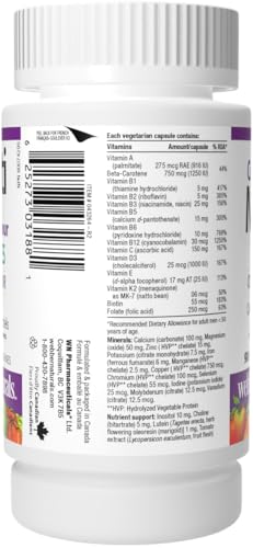 Webber Naturals Men's Most Complete Multi, 90 Vegetarian Capsules Webber NaturalsAu supplements