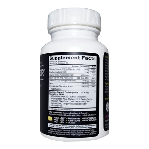 Carb Stopper Extreme (3 Bottles Maximum Strength, Natural Carbohydrate and Starch Carb Stopper ExtremeUS supplements