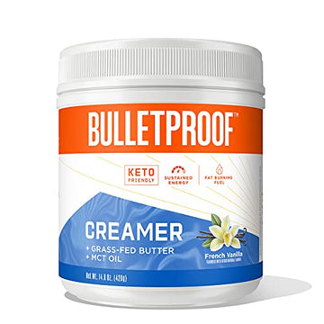 Bulletproof French Vanilla Creamer, 14.8 Ounces, Keto Coffee Creamer with MCT Oil BulletproofAu supplements