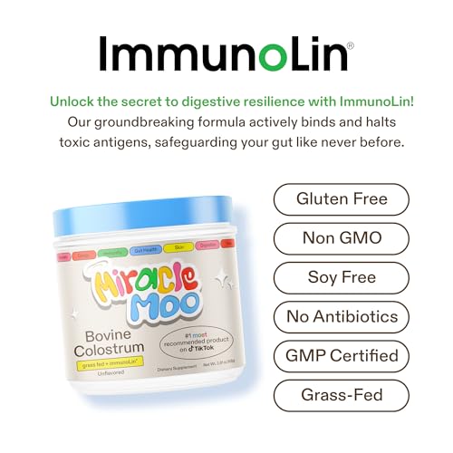 Colostrum Supplement for Gut Health, Hair Growth, Beauty and Immune Support Miracle MooAu supplements