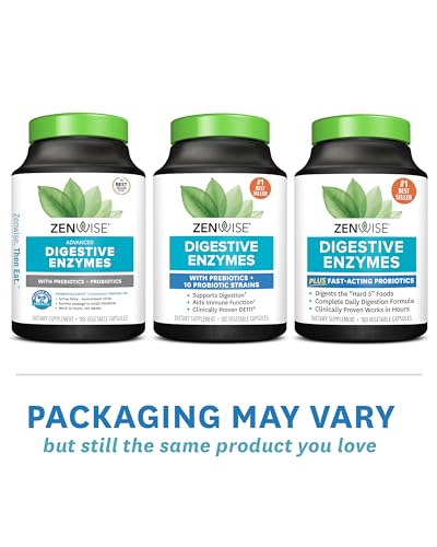 Zenwise Digestive Enzymes - Probiotic Multi Enzyme with Probiotics 180 Ct Zenwise HealthAu supplements
