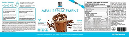 Yes You Can! Complete Meal Replacement - 15 Servings, 20g of Protein, 0g Added Sugars Yes You Can!US supplements
