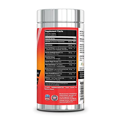 Amazing Muscle Lean 10 Burner - 90 Capsules - 30 Servings - Helps to Preserve Muscle Amazing NutritionUS supplements