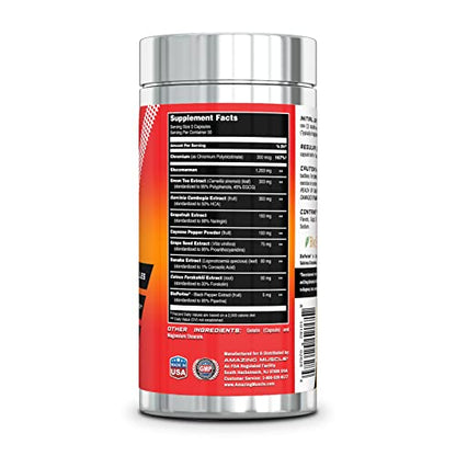 Amazing Muscle Lean 10 Burner - 90 Capsules - 30 Servings - Helps to Preserve Muscle Amazing NutritionUS supplements