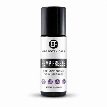 OBF Botanicals Hemp Roll On 3 Oz Instant Effect Topical Pain Relief Hemp Extract and Menthol Concentrated Roll On for Aching Muscles, Joint Relief, Ligaments - 1000mg OBF BotanicalsAu supplements