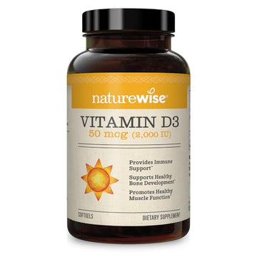 NatureWise Vitamin D3 2000iu (50 mcg) Healthy Muscle Function, and Immune Support NatureWiseUS supplements