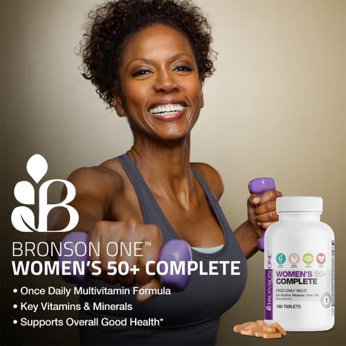 Bronson ONE Daily Women’s 50+ Complete Multivitamin Multimineral, 90 Tablets BronsonAu supplements