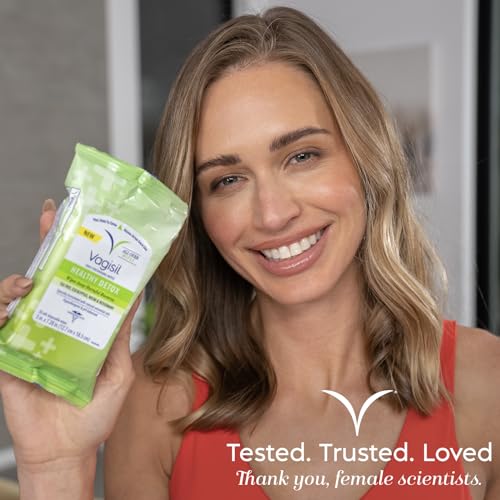 Vagisil Wipes for All Over Cleaning, Health Detox, Formulated with Essential Oils, 20 Wipes VagisilAu supplements
