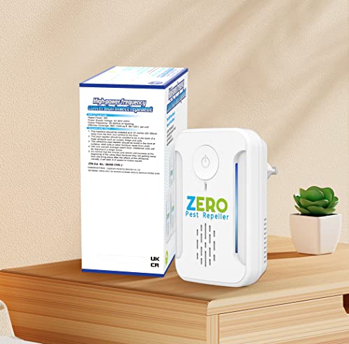 Ultrasonic Pest Repeller, Indoor Ultrasonic Repellent for Roach, Rodent ZEROPESTUS supplements