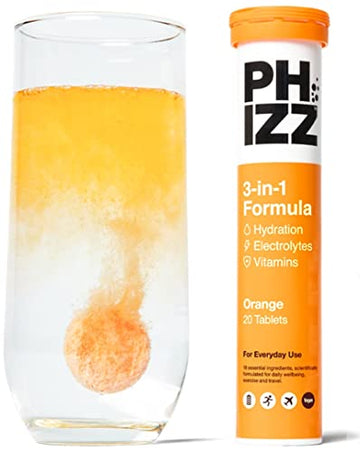 Phizz Electrolytes, Multivitamin & Hydration Tablets - 20 Effervescent Rehydration Electroly PhizzUS supplements