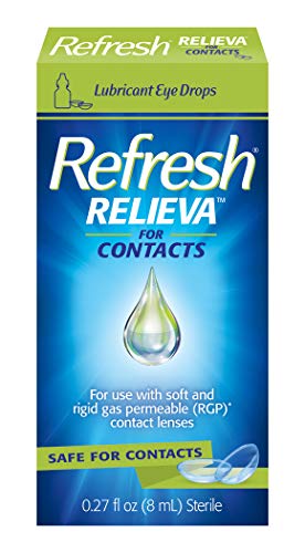 Refresh Relieva for Contacts Lubricant Eye Drops, 0.27 Fl Oz Sterile RefreshAu supplements