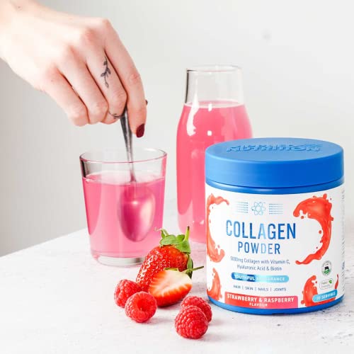 Applied Nutrition Collagen Powder - Strawberry & Raspberry Flavour - 5000mg Hydrolysed Bovine Flavoured Collagen Applied NutritionAu supplements