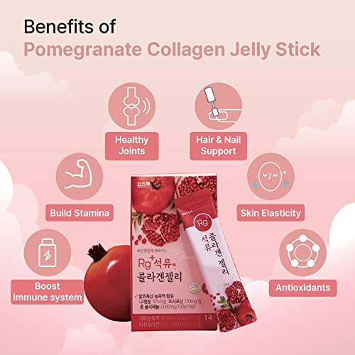 HAMCHOROK Rg+ Anti-Aging Korean-Beauty Pomegranate Collagen Jelly +Vitamin C&E HAMCHOROKAu supplements