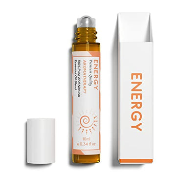 Benatu Energy Essential Oil Roll On Blend (with Clove, Lemon, Grapefruit Oil)- Travel Size Relaxing Roller benatuAu supplements