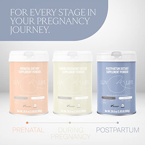 LUV&LIFE Postpartum Vitamin Supplement Powder Vanilla Flavored Has Postnatal Multivitamins LUV&LIFEAu supplements
