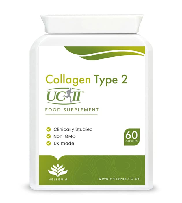 UC-II® Collagen Type 2-40mg - 60 Capsules | Joint Support | Manufactured in The UK HelleniaUS supplements