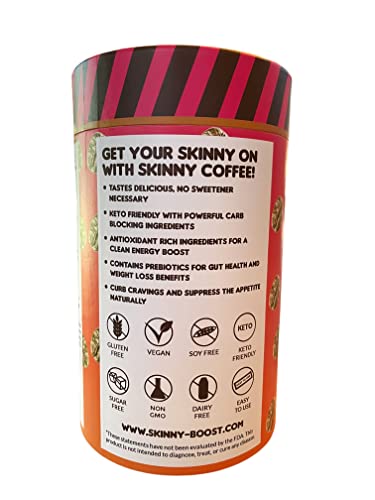 Skinny Boost Skinny Coffee- (Unflavored) Instant Sticks Made with Arabica Coffee, Garcinia SkinnyBoostUS supplements