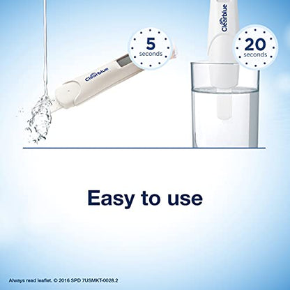 Clearblue Digital Pregnancy Test with Smart Countdown, Multi, 5 count ClearblueUS supplements