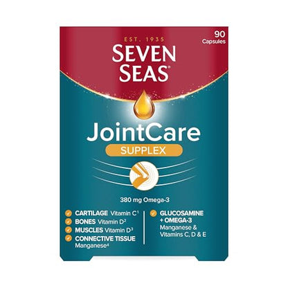 Seven Seas JointCare Supplex, With Glucosamine, Omega-3, Vitamins C, D and E Seven SeasUS supplements