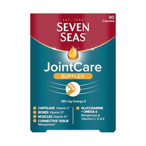 Seven Seas JointCare Supplex, With Glucosamine, Omega-3, Vitamins C, D and E Seven SeasUS supplements