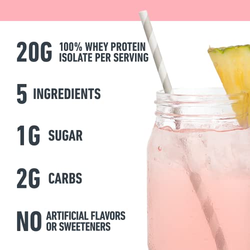Isopure Protein Powder, Clear Whey Isolate Protein, Post Workout Recovery Drink Mix IsopureUS supplements