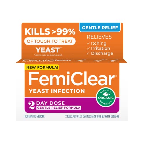 FemiClear Gentle Relief Formula 2 Day Infection Treatment, Gentle Formula for More Sensitive Individuals FemiClearAu supplements