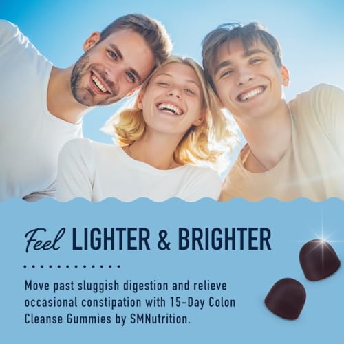 15 Day Colon Cleanse & Detox Gummies | Occasional Constipation & Bloating Relief SMNutritionAu supplements