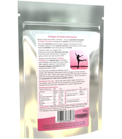Golden Greens Expert Collagen Complex Powder, 300 g Golden GreensUS supplements