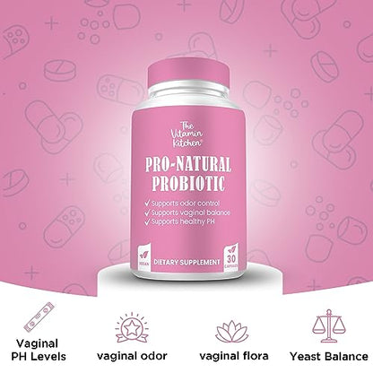 The Vitamin Kitchen Vaginal Probiotics for Women – Pro-Natural Women Probiotic–5 Billion The Vitamin KitchenUS supplements