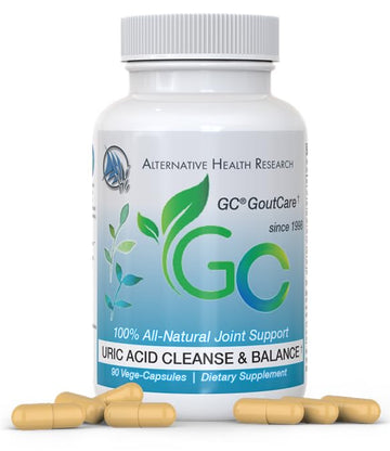 GC® GoutCare: Uric Acid Control | Uric Acid Prevention | Joint Health Supplement | Joint Relief | with Turmeric, Celery Seed Extract, Milk Thistle and More | 90 Capsules per Bottle | Non-GMO Alternative Health Research LLCAu supplements