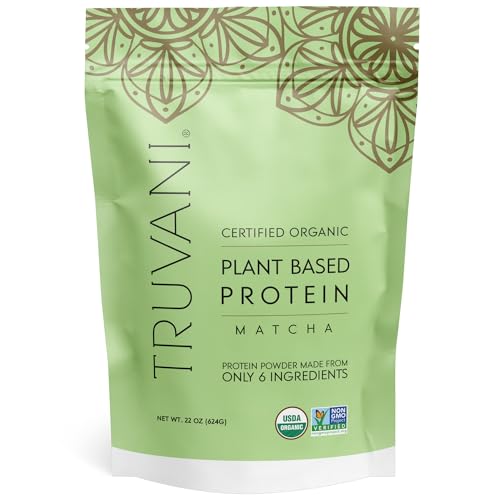 Truvani Organic Vegan Protein Powder Matcha - 20g of Plant Based, Organic Protein TruvaniUS supplements