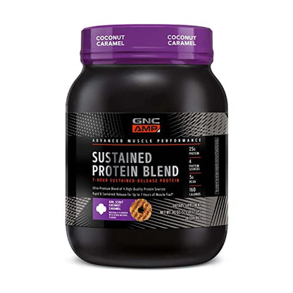 GNC AMP Sustained Protein Blend | Targeted Muscle Building and Exercise Formula GNCUS supplements